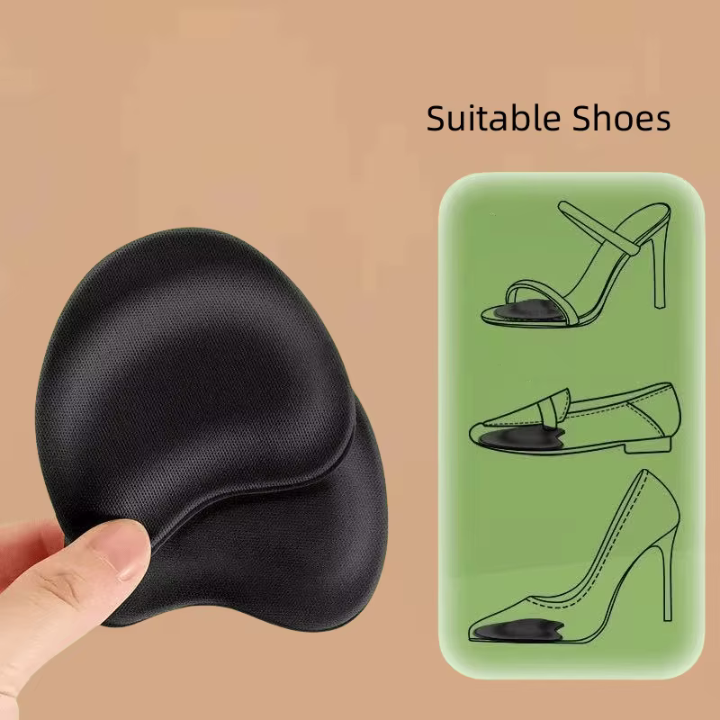2 paires de coussinets en éponge absorbant la transpiration pour l'avant-pied