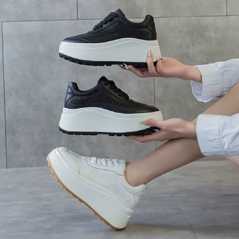 Nouvelles baskets plateforme épaisses pour femmes