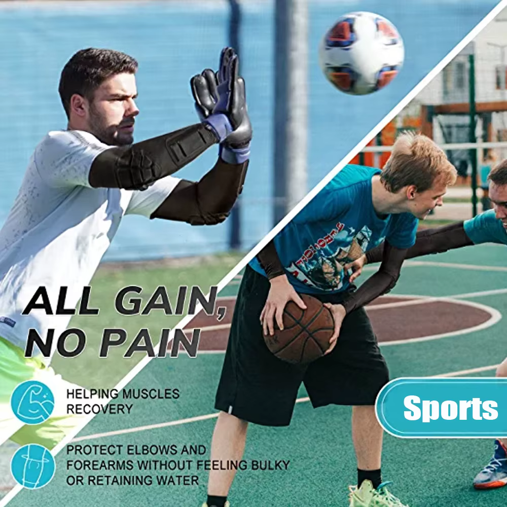 1 pièces manchons de bras, manchons de tir de basket-ball pour jeunes adultes, coussinets anti-choc pour l'avant-bras du coude pour le Football, le basket-ball, le volley-ball et le Football