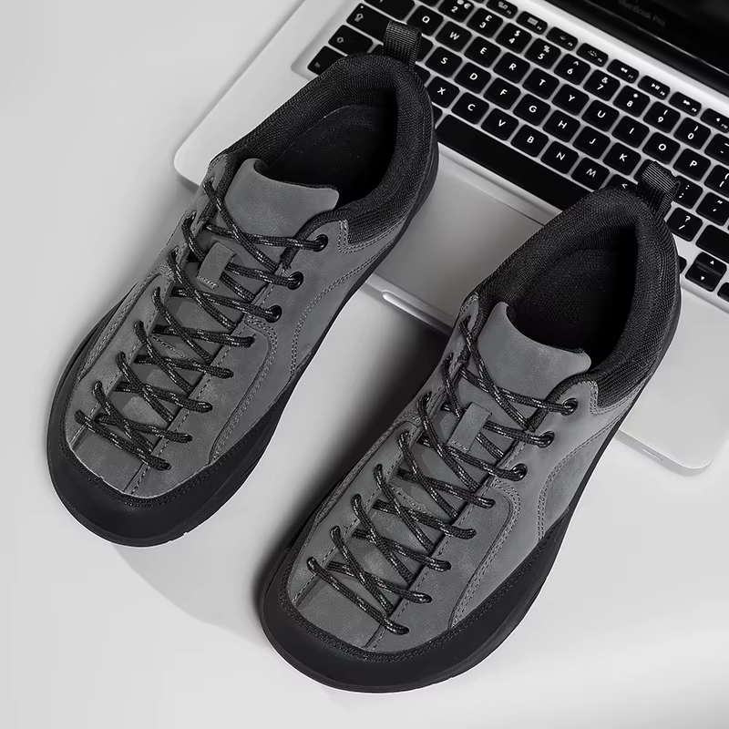 Nouveaux hommes femmes pieds nus bout large chaussures de marche à la mode