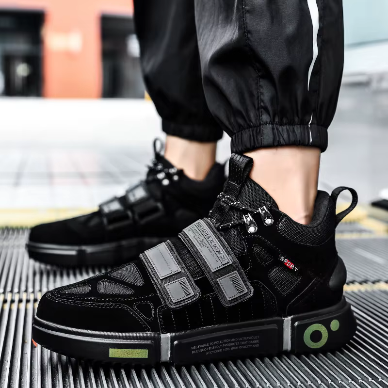 Chaussures pour hommes baskets d'extérieur unisexe mode à lacets