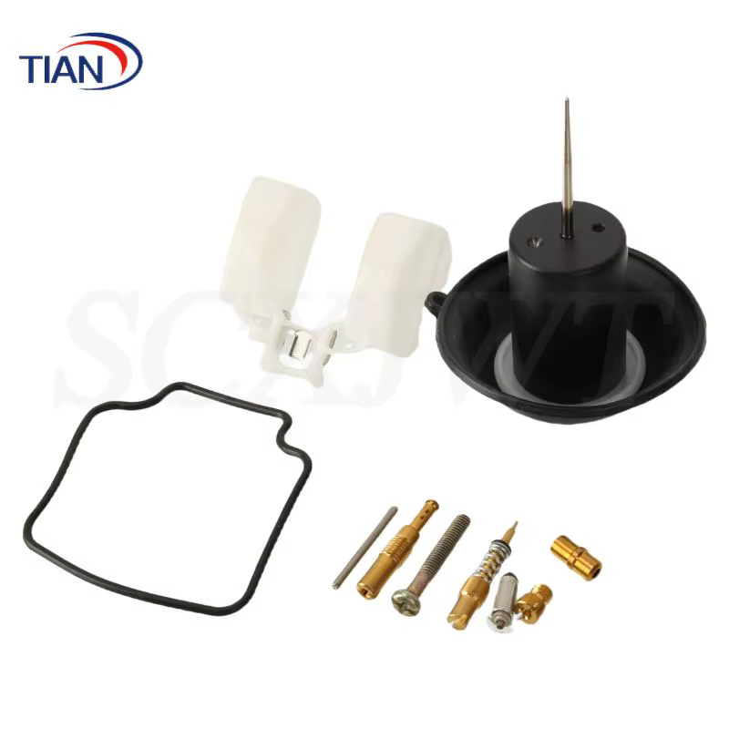 NOUVEAU Kit de réparation de carburateur de haute qualité : diaphragme à piston et flotteur – Indispensable pour l'entretien des motos et des motocross