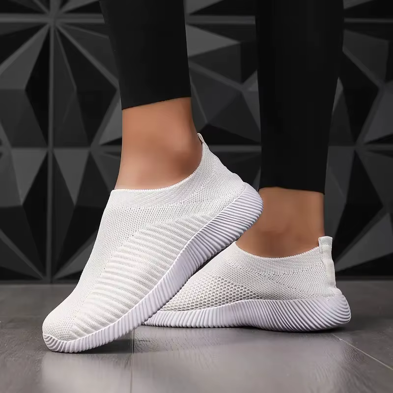 Baskets de couleur unie pour femmes