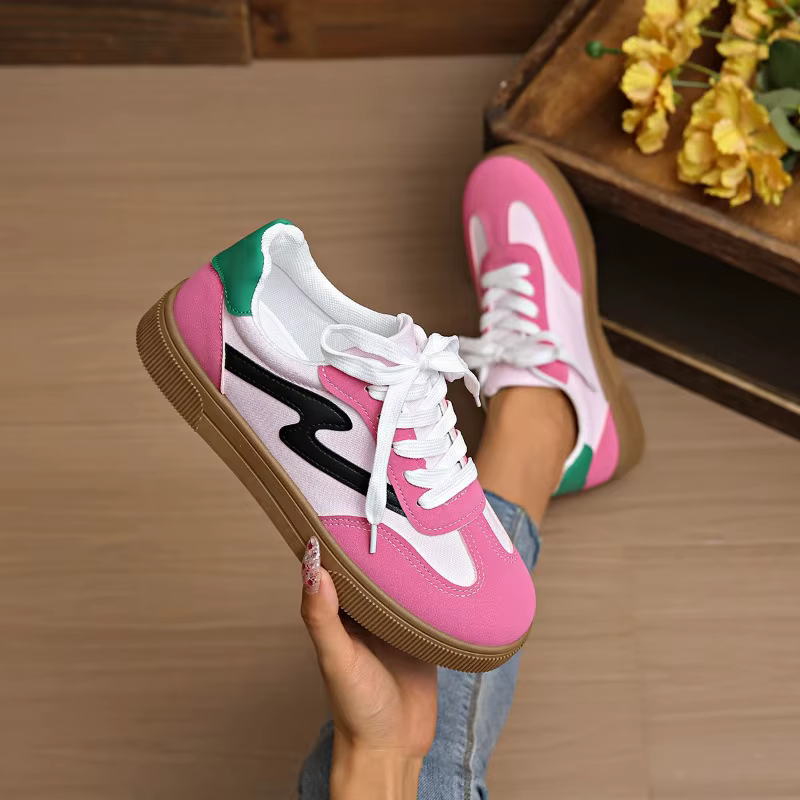 Baskets de tennis plates pour femmes