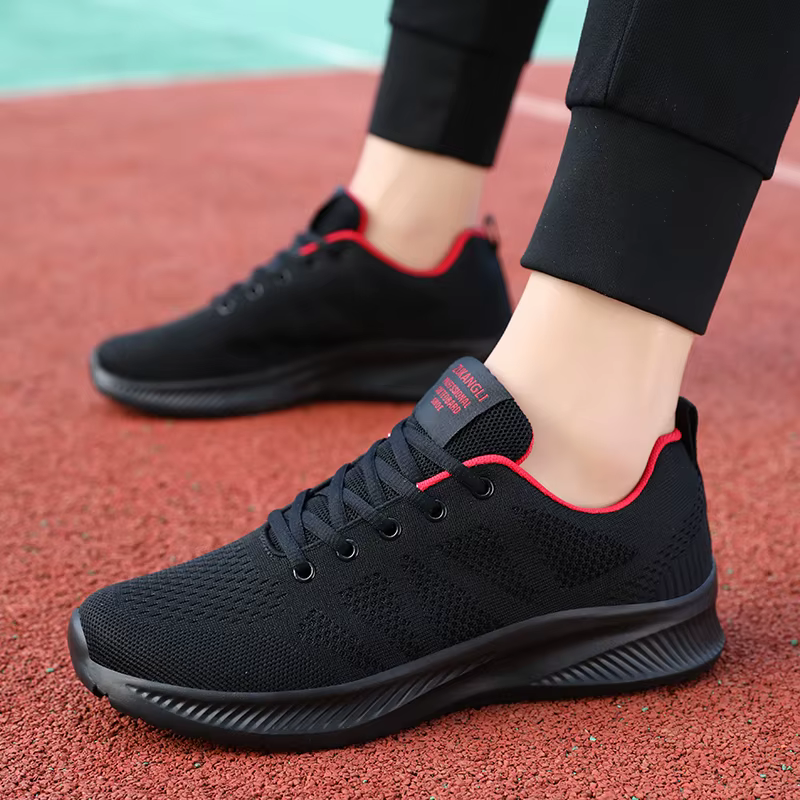 Baskets de course légères en maille pour hommes