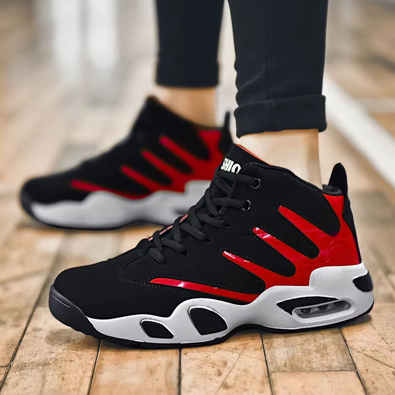Baskets montantes pour hommes chaussures de basket-ball multifonctions de créateur