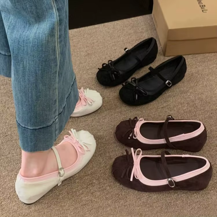 Chaussures Mary Jane roses pour femmes