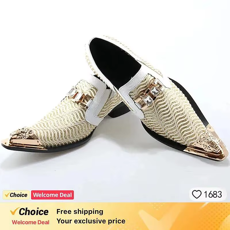 Chaussures en cuir italien noir pour hommes