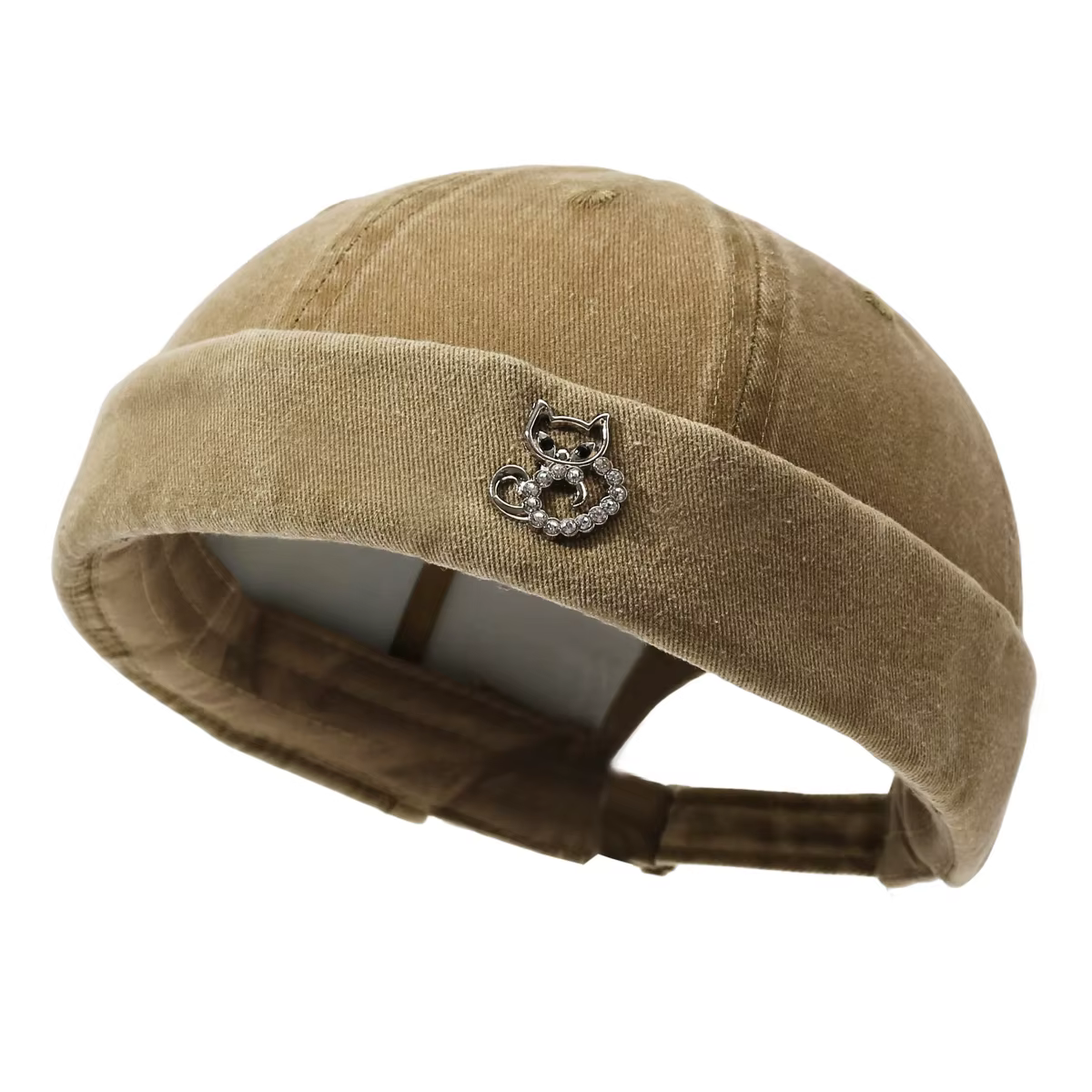 Casquette hip-hop style Hong Kong, casquette délavée pour femme, casquette tendance streetwear pour homme, casquette rétro polyvalente en forme de melon