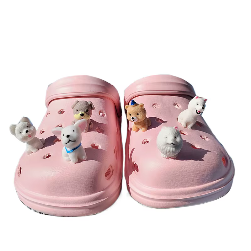 Charms de chaussures chats 3D pour femmes et filles