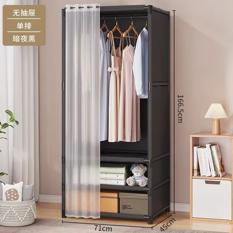 Armoire de chambre économique pour vêtements, jouets, double penderie, meuble de luxe pour chambre, accessoires de voiture, cuisine, sacs