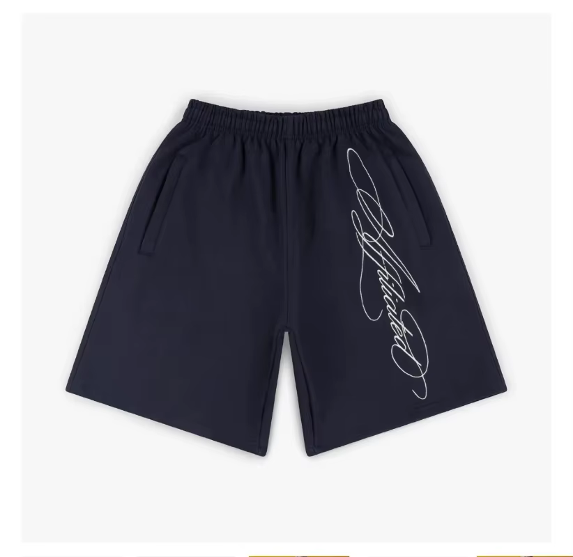 Shorts pour hommes Streetwear Rétro Américain Hip Hop Graffiti Lettres Ample Sport Jogging Été Décontracté Basketball