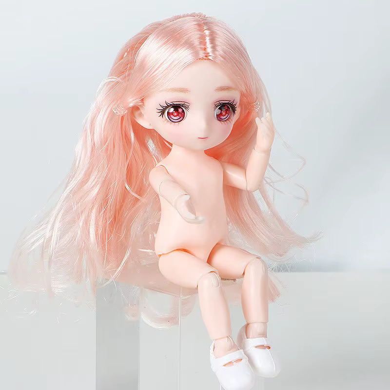 Ensemble de figurines d'anime de style dessin animé 3D, poupée de style Barbie, plusieurs styles disponibles, poupées nues pour collectionneurs