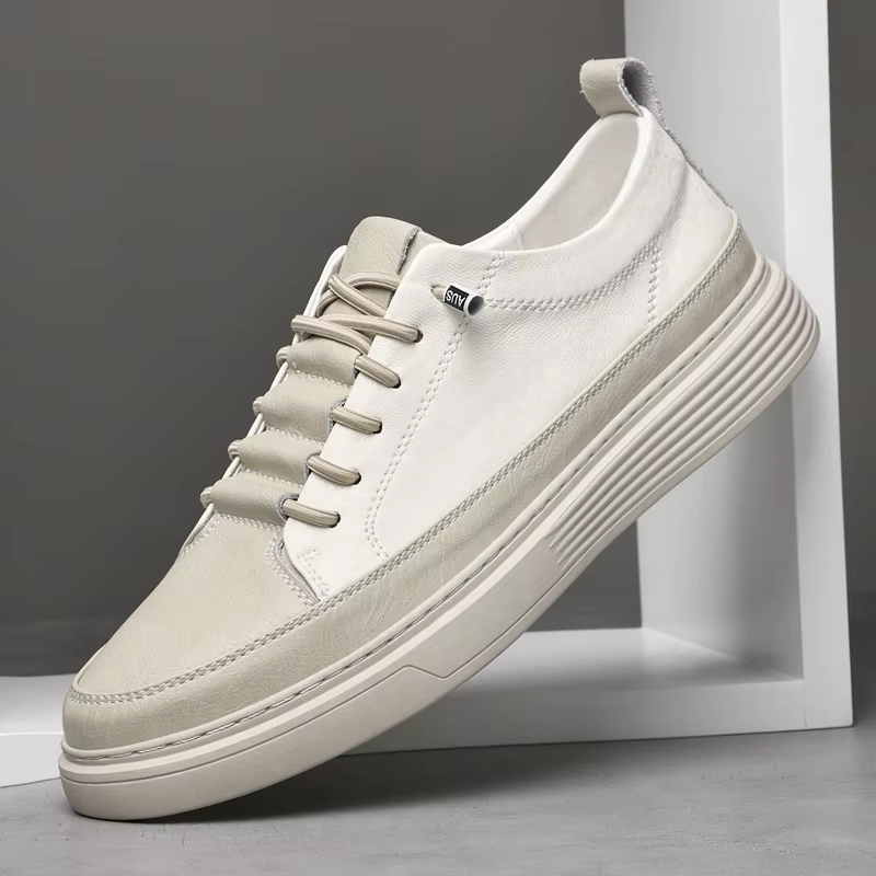 Baskets de skateboard en cuir pour hommes