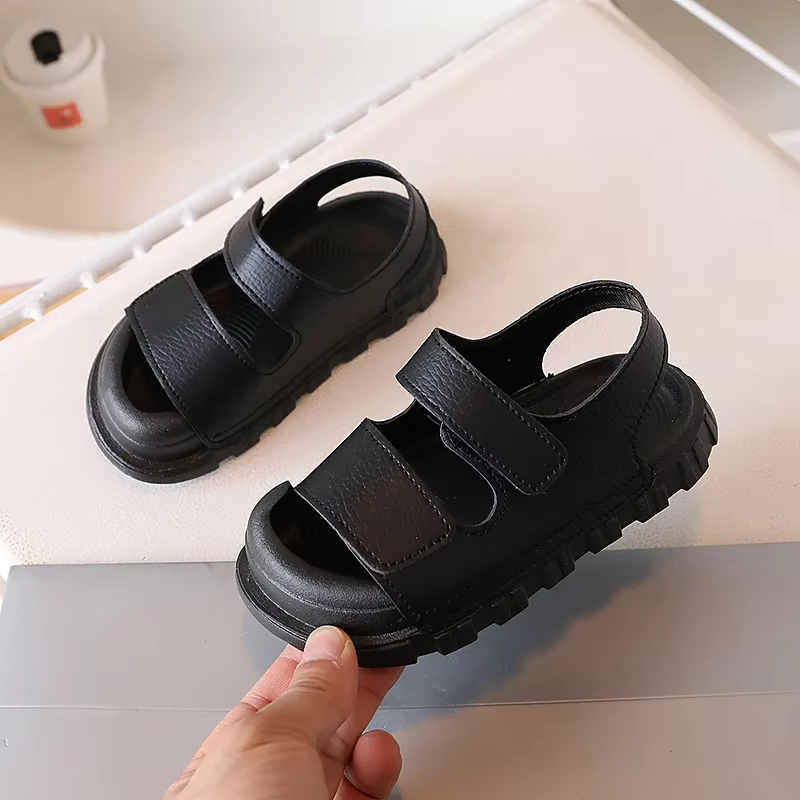 Nouvelle fille chaussure polyvalente confort décontracté enfant sandale semelles souples à la mode garçon