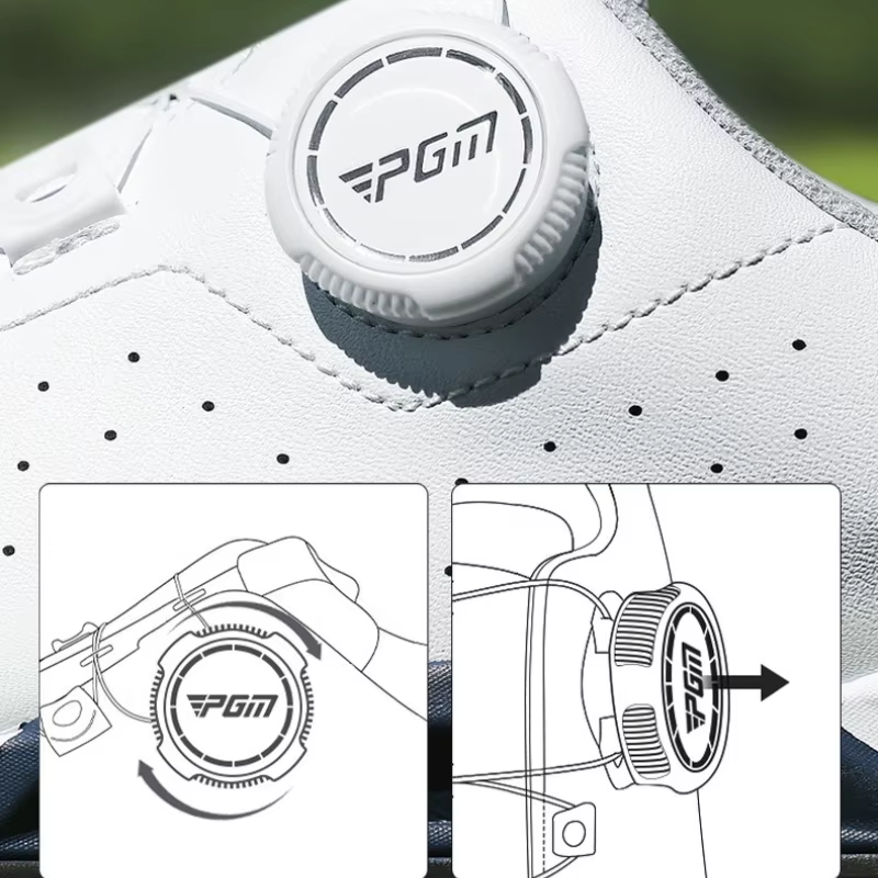 PGM chaussures de Golf hommes été respirant amorti rebond bouton lacets Sports de plein air baskets XZ428
