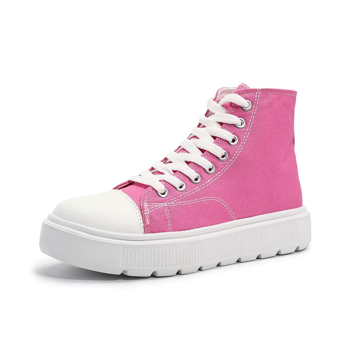 Femmes toile chaussures haut femme
