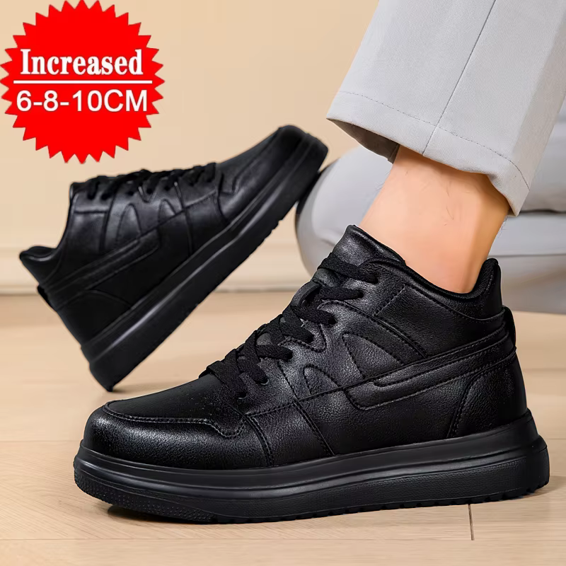 2025 hommes chaussures d'ascenseur invisible rehaussement baskets