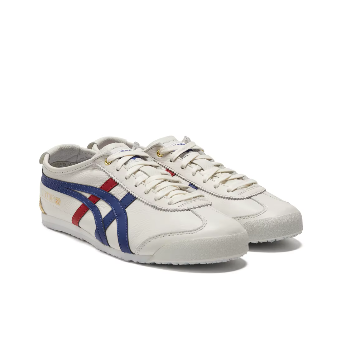 Asics Onitsuka Tiger Mexico 66 Blanc Bleu foncé Rouge Or 1183B511-100