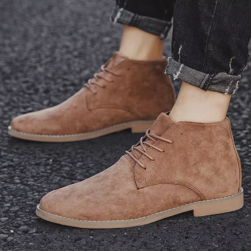 Bottes Chelsea marron tendance pour hommes