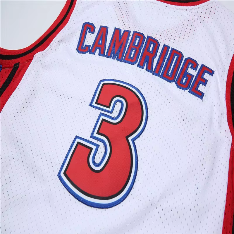 Aaliyah19 # Brick Layers CAMBRIDGE 3 White Basketball Jersey