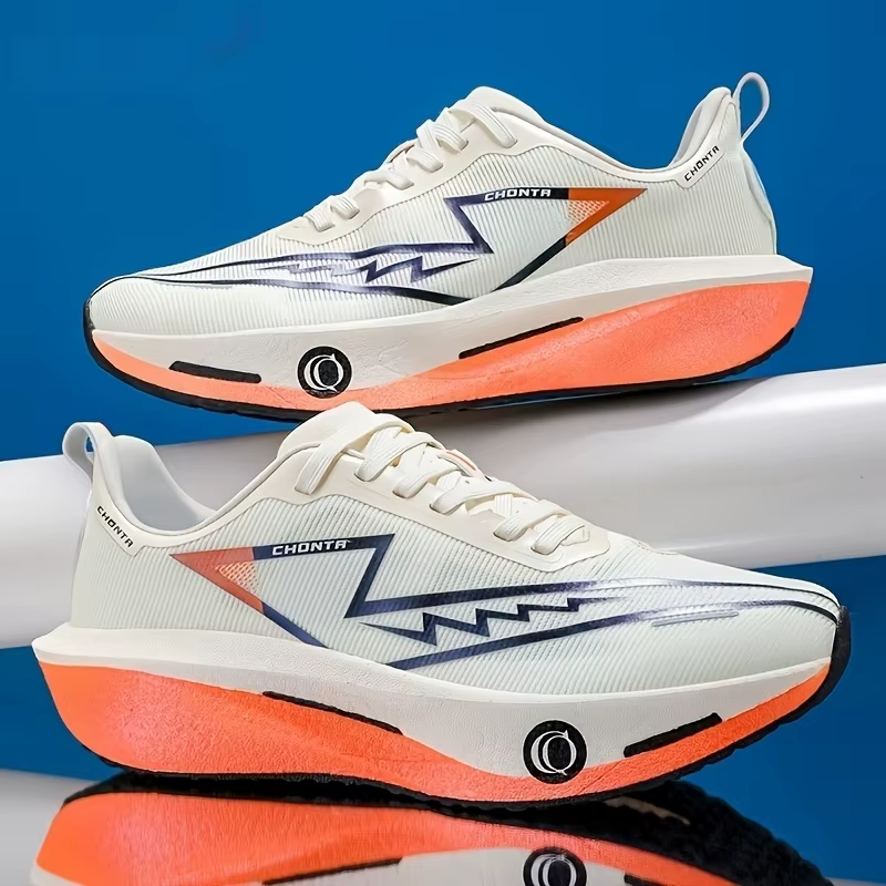 Chaussures de course décontractées et confortables pour hommes - Tige en tissu respirant