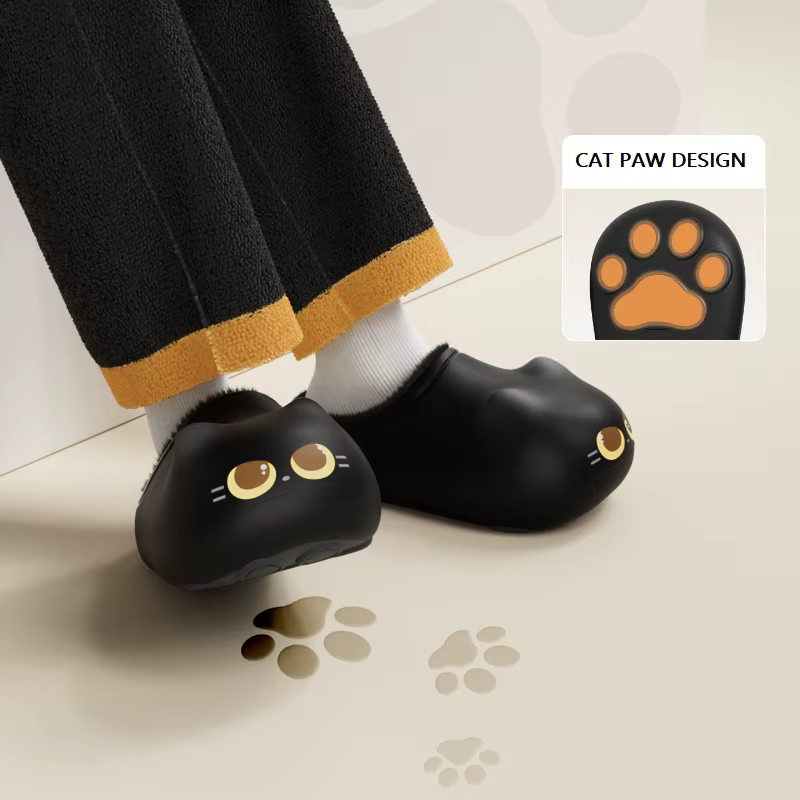 Pantoufles de créateur Kawaii Kitty pour femme