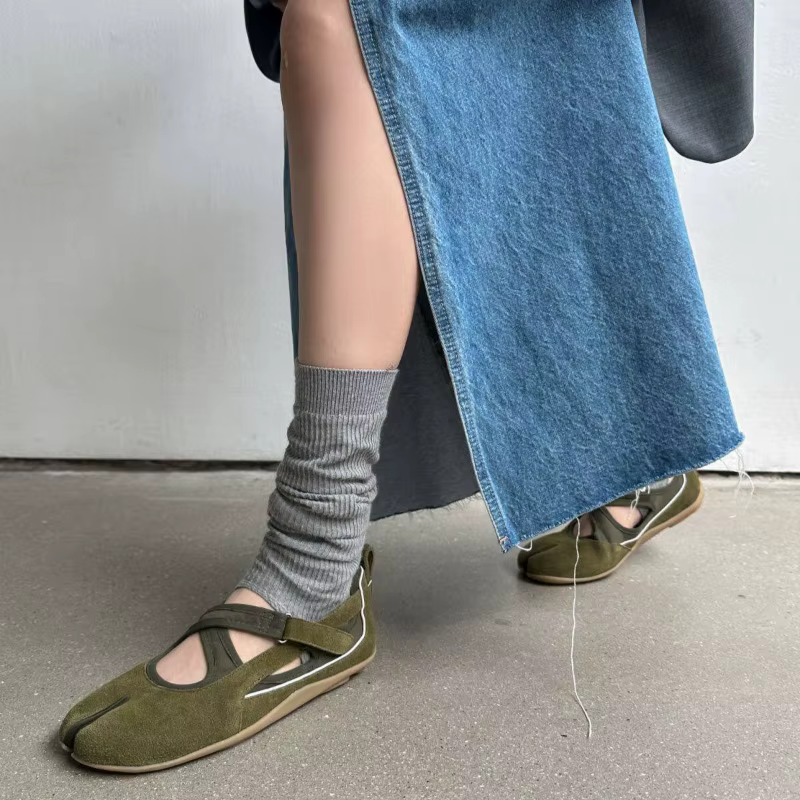 Chaussures plates décontractées Mary Jane à bout croisé pour femme