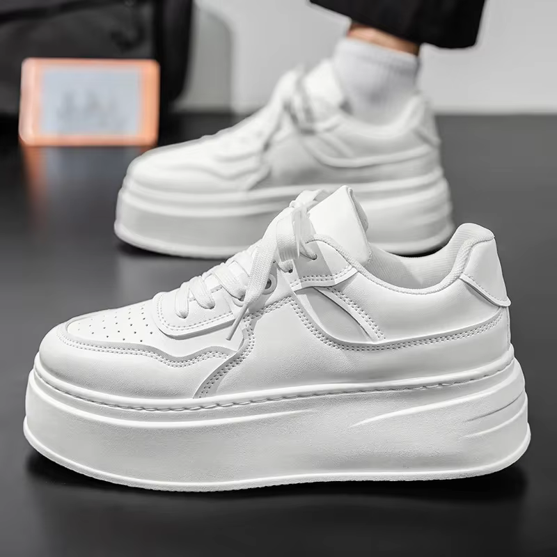 Chaussures de papa tendance, confortables, légères, en cuir souple, chaussures de course, style décontracté et sportif, style universitaire, polyvalentes, respirantes