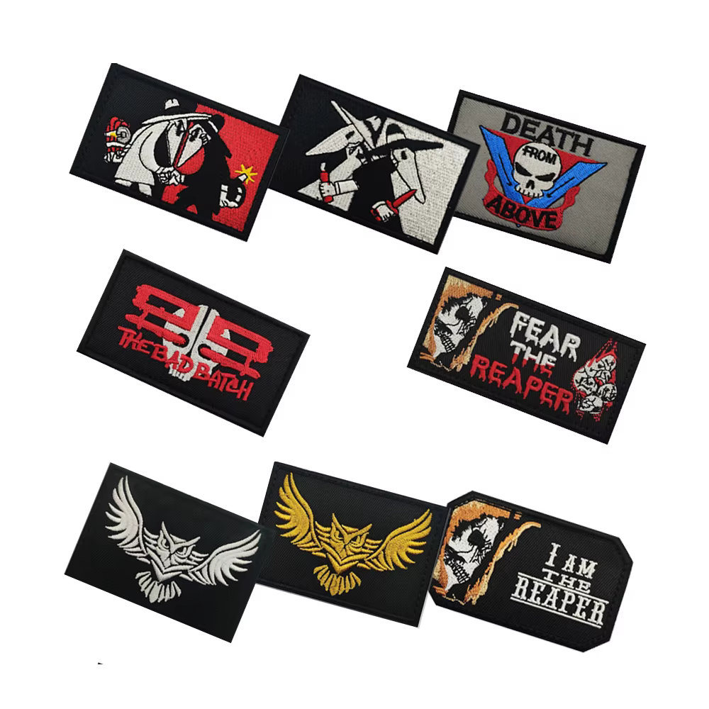 Accessoires de sac d'extérieur nouvellement conçus, insignes brodés, vaisseau spatial Trooper, patchs de sac à dos de moral tactique pour vêtements