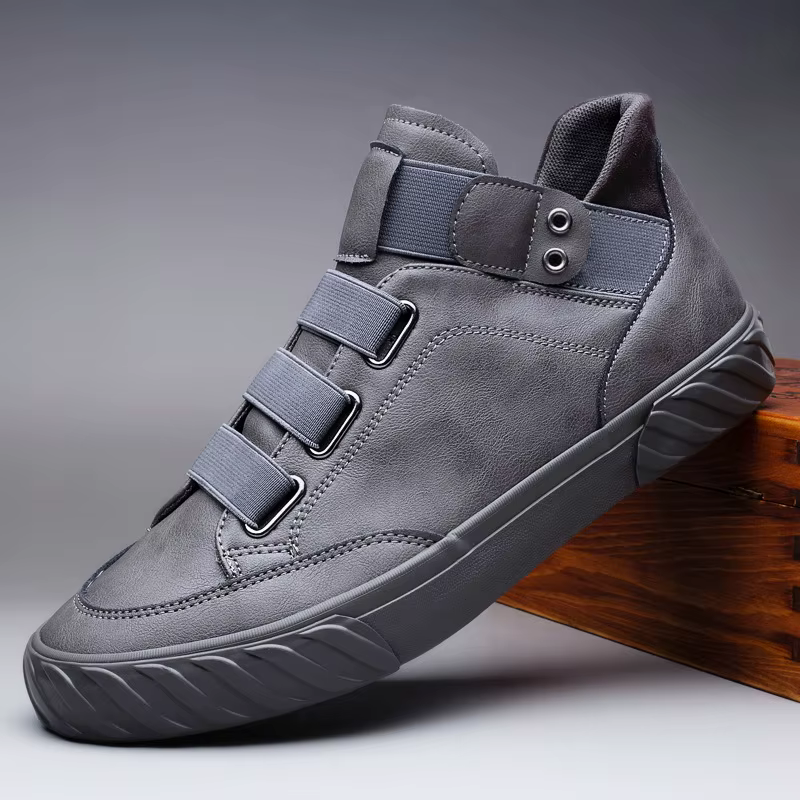 Mocassins vulcanisés noirs pour hommes