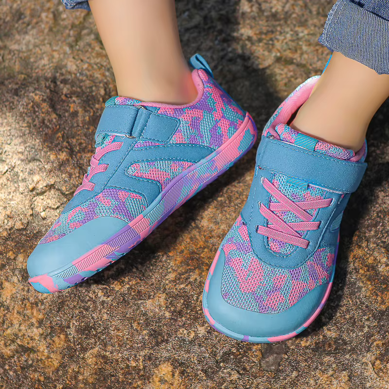 Chaussures pieds nus minimalistes pour petits/grands enfants + chute zéro
