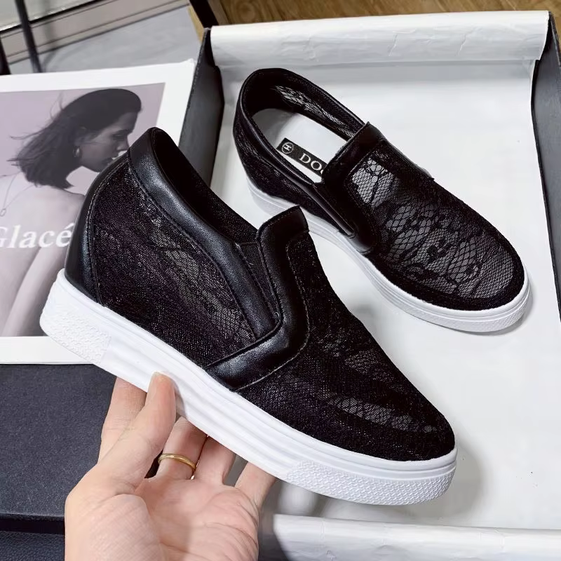 Nouvelles Baskets compensées à plateforme pour femme