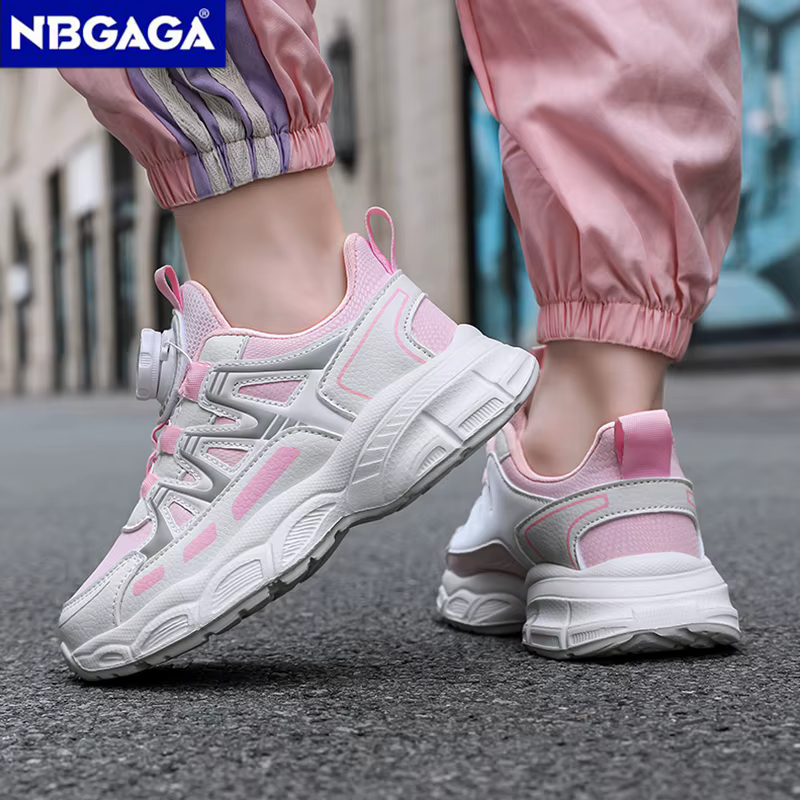 Chaussures de sport légères en cuir pour filles