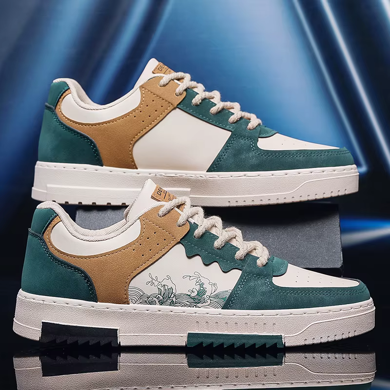 Chaussures décontractées à semelles épaisses pour hommes