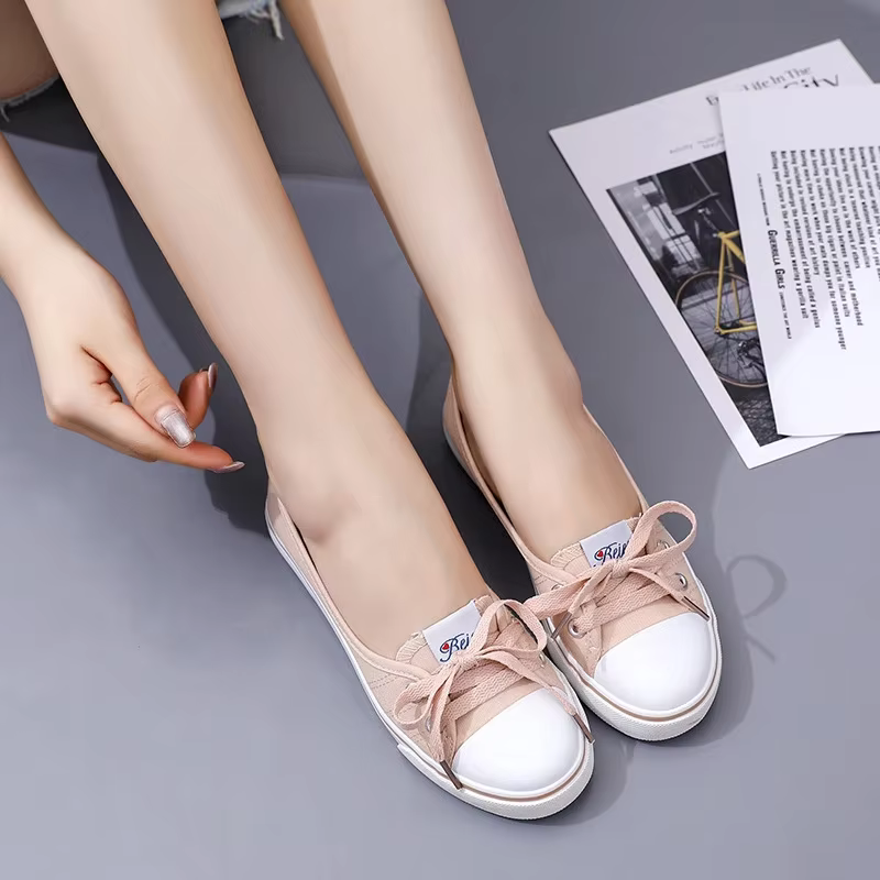 2023 baskets Chaussures pour femmes Zapatillas Mujer solide Sapatilha Feminina Zapatilla Tenis Feminino à lacets blanc