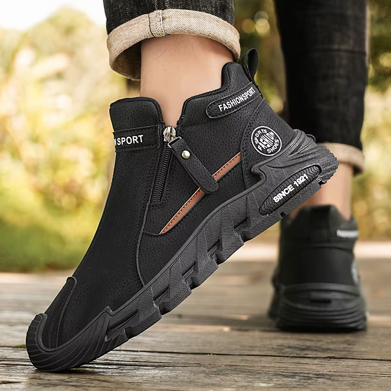 Chaussures de sport décontractées montantes pour hommes