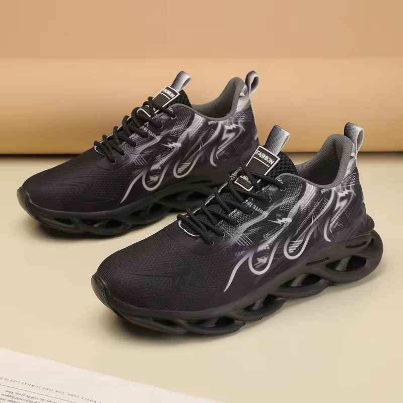 YRZL chaussures de course pour hommes baskets légères en maille respirante