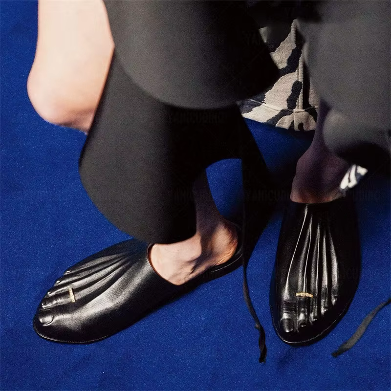 Mules plissées tendance pour femmes