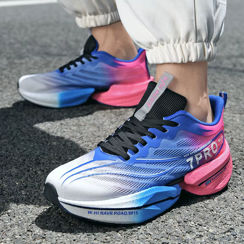 Chaussures de course Marathon avec plaque en carbone