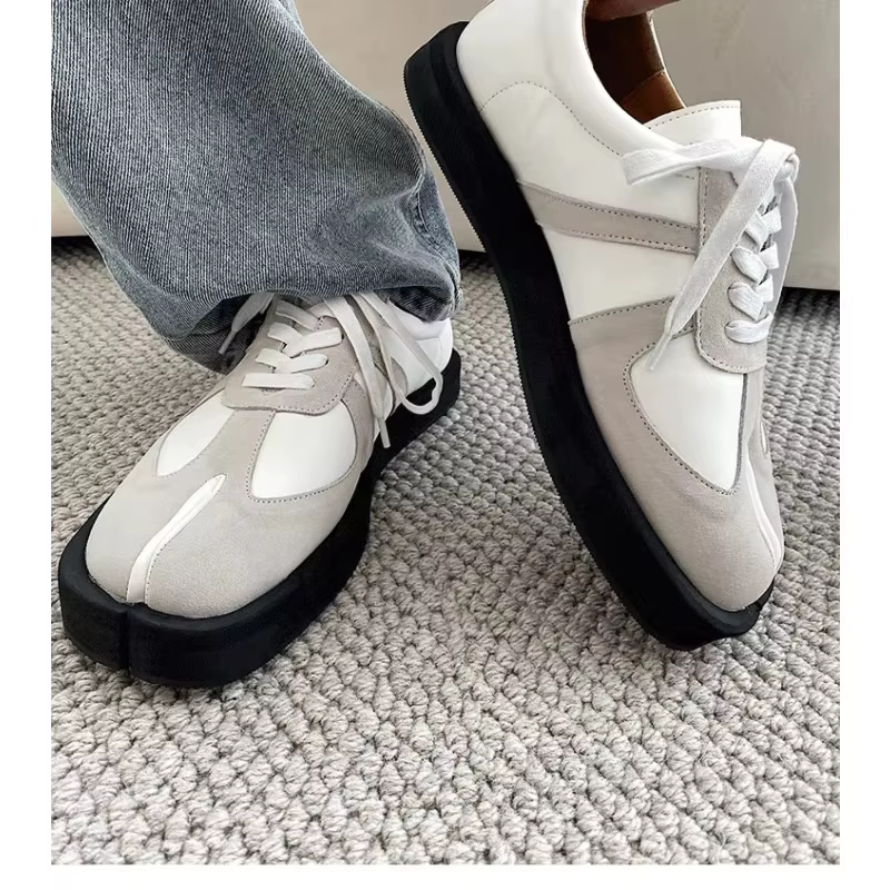Tabi chaussures pour hommes femmes en cuir véritable
