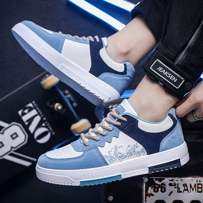 Chaussures décontractées à semelles épaisses pour hommes