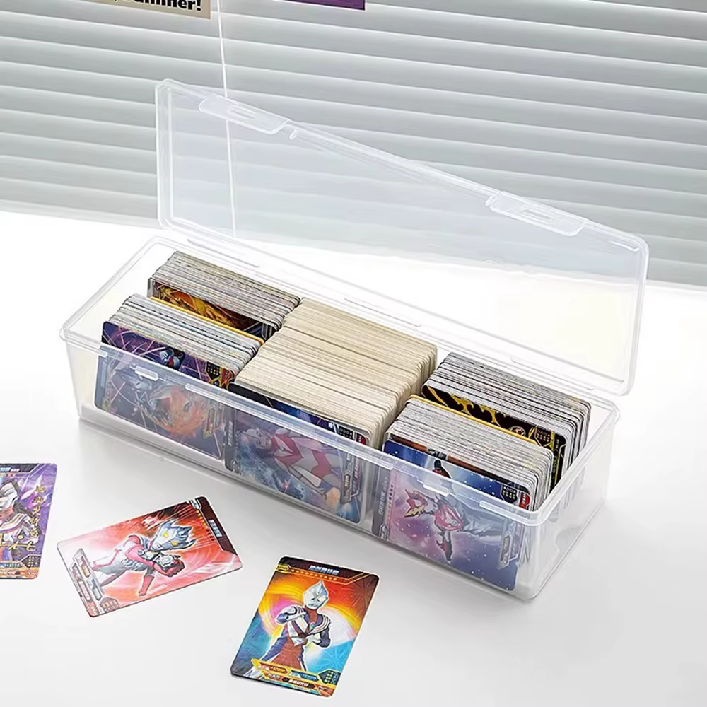 Boîte de rangement de cartes avec panneaux de séparation