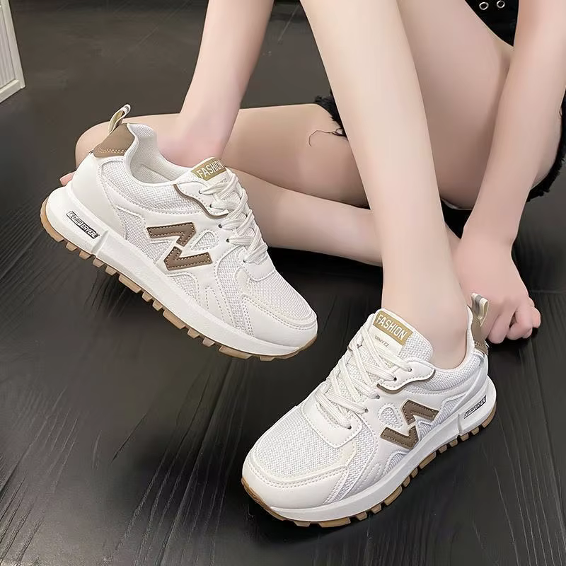 Chaussures décontractées sportives pour femmes en maille respirante