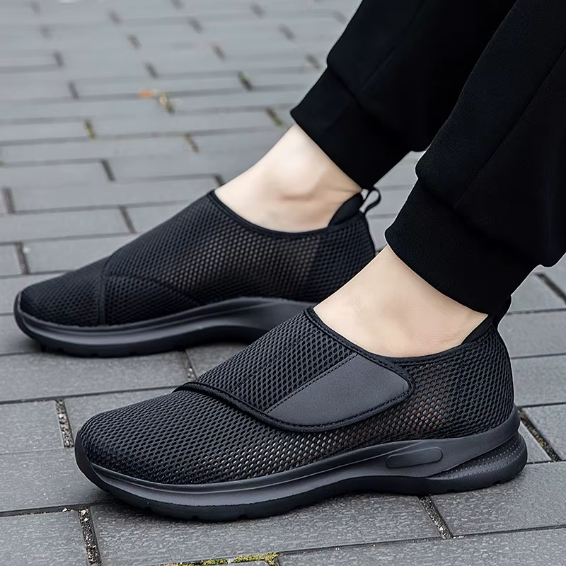 Chaussures orthopédiques décontractées pour pieds larges