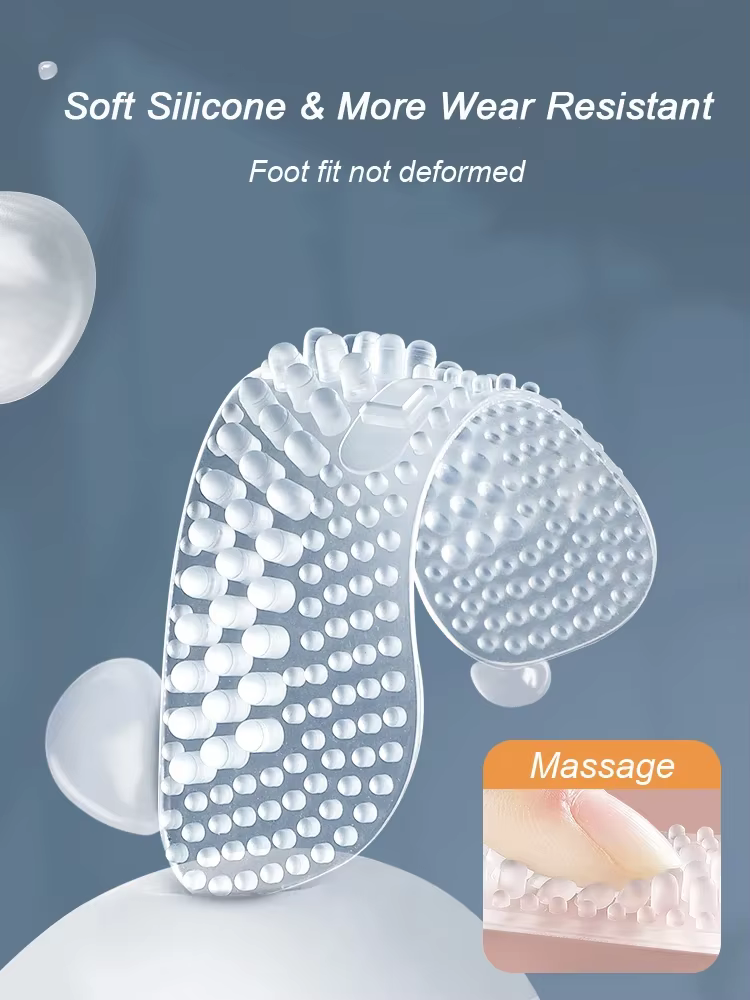 Autocollants de talons en silicone coordonnants pour femmes et hommes