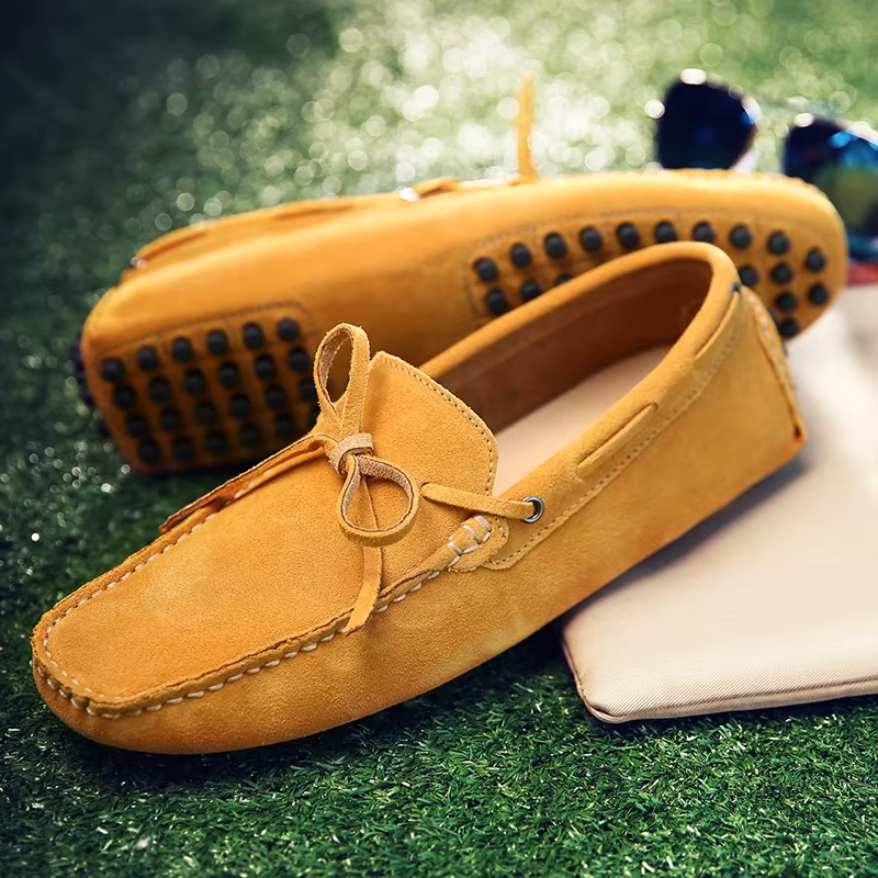 Chaussures en daim hommes taille 38-49 mocassins de luxe