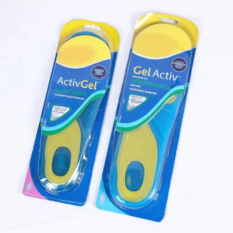 Semelles intérieures de chaussures de Sport souples en Gel antidérapant en Silicone