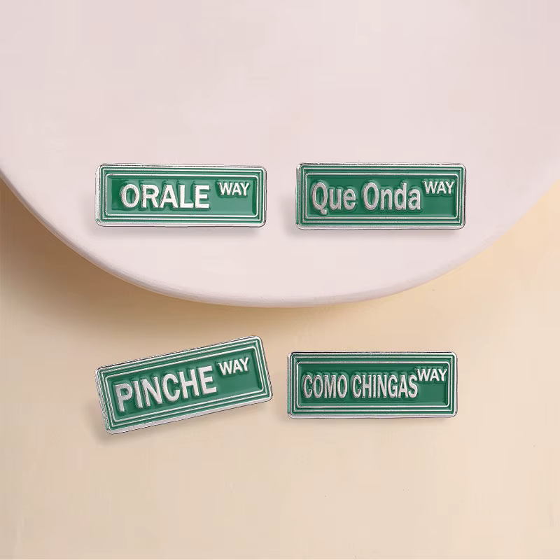 Broches en émail Pinche Way, Slang mexicain, No Mames Way COMO CHINGAS WAY, Humour drôle, Badges de revers, Bijoux, Cadeau pour amis