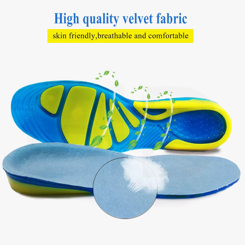 Semelles en Gel de silicone pour pieds fasciite plantaire talon éperon